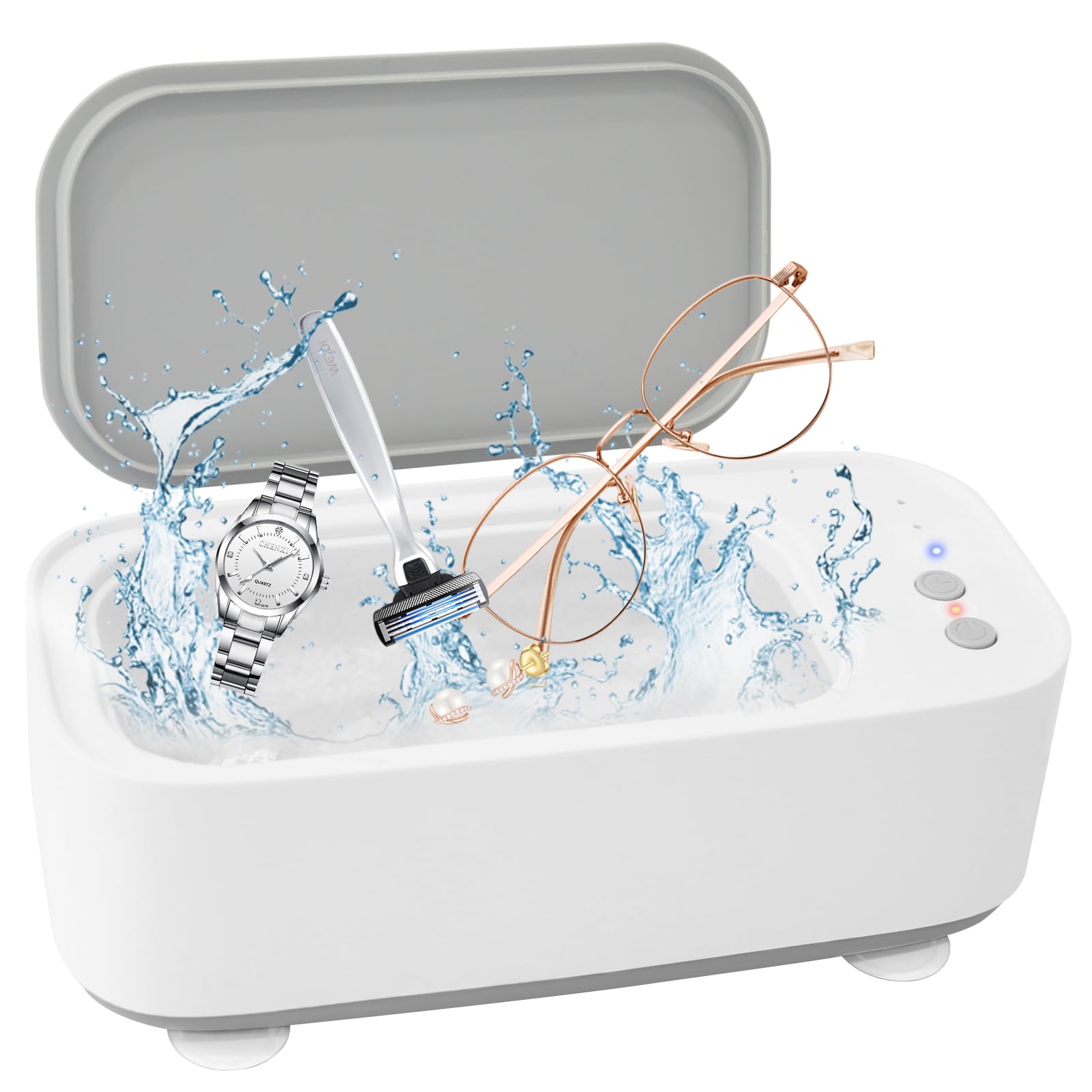 Nettoyeur Ultrasons 45000Hz 500ml - 3 Modes Pour Bijoux, Lunettes & Montres