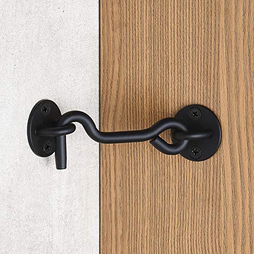 Raswik RSWPH19001 4 Inch Privacy Hook And Eye Gate Latch Easy Lock thumb #1