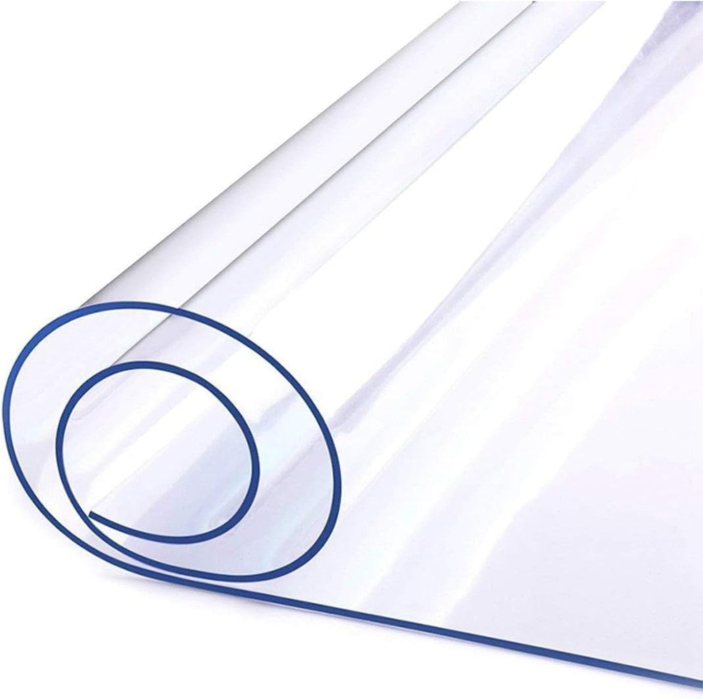 Home Tablecover,Clear Waterproof PVC Table Protector,1.5mm Thick Wipeable Clear Plastic Tablecloth Tablecloths for Table/Desk Table Pads Table Covers Kitchen and Dining Mat,47.24x78.74in/120x200cm