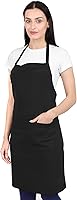 Vista 1 de Kitchen Apron Cotton Waterdrop Resistant with adjustable Aprons for Women with Pockets 9 Color option Cooking