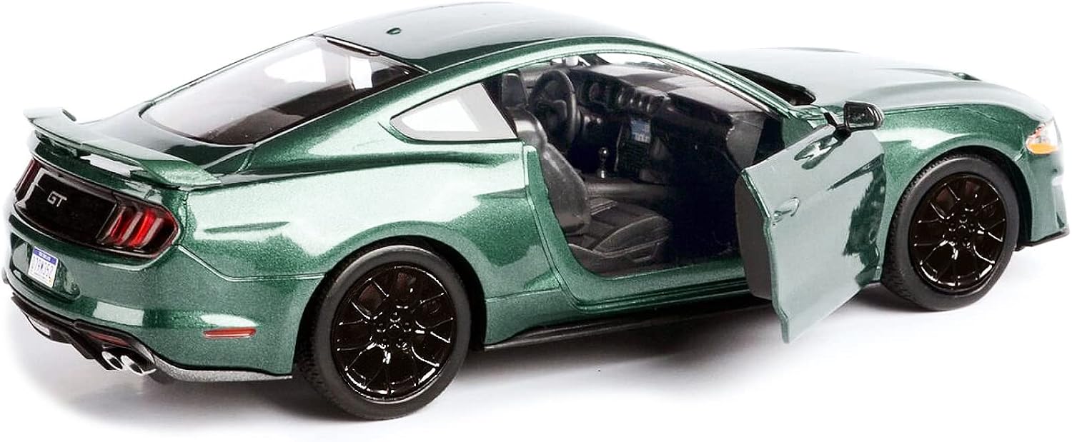 Motormax 2018 Ford Mustang GT 5.0 Green Metallic 1/24 Diecast Model Car 79352