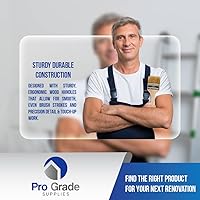 Vista 7 de Pro Grade - Pinceles de pintura con virutas - 96 Ea 3 pulgadas Brocha de pintura con virutas marrón claro