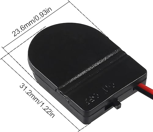 Miniatura 2 de 20 soportes de batería CR2032, soporte de batería CR2032 con interruptor, soporte para celda de moneda, 1 funda de batería de botón CR2032 de 3 V