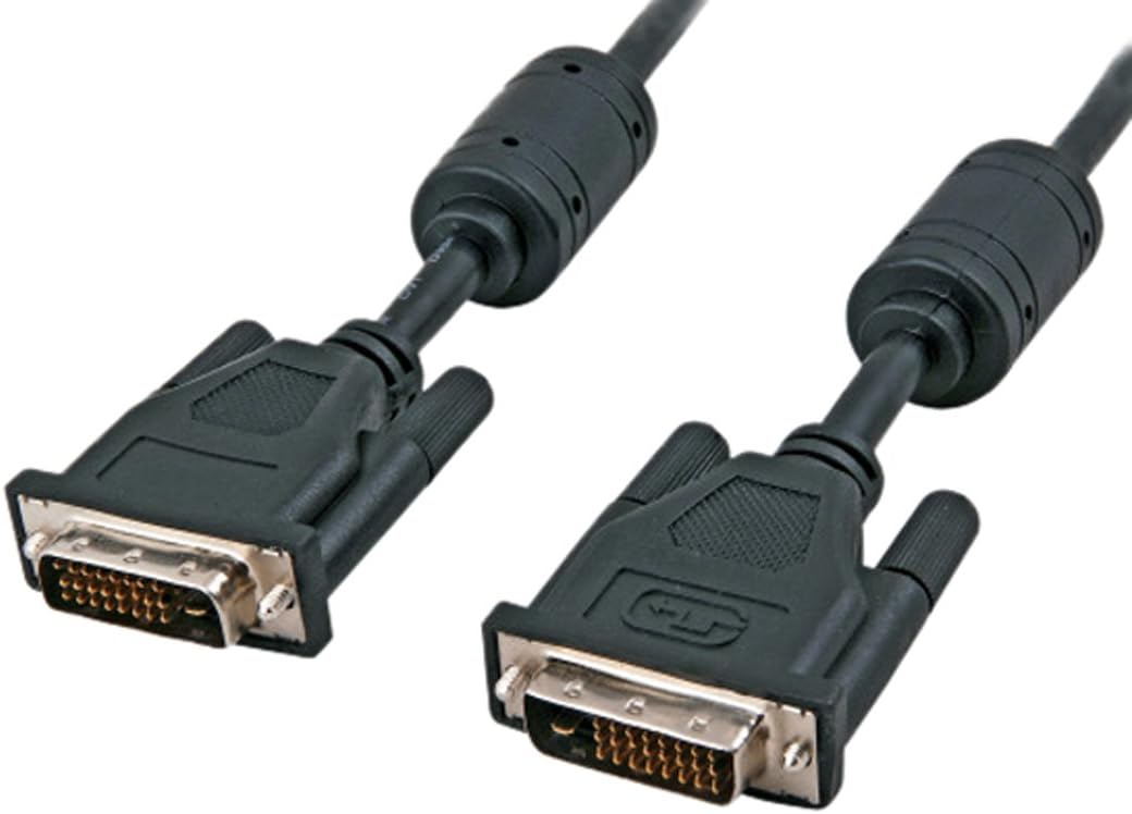 EFB-Elektronik DVI-D Dual Link Cable 2x DVI-D 24+1 Male Male Male 24,20,0m Black
