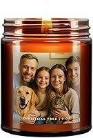 Custom Photo Candle Personalized Soy Wax Gift - Birthday, Boyfriend, Engagement, Valentine's Day - 50+ Hr Burn, Handmade USA