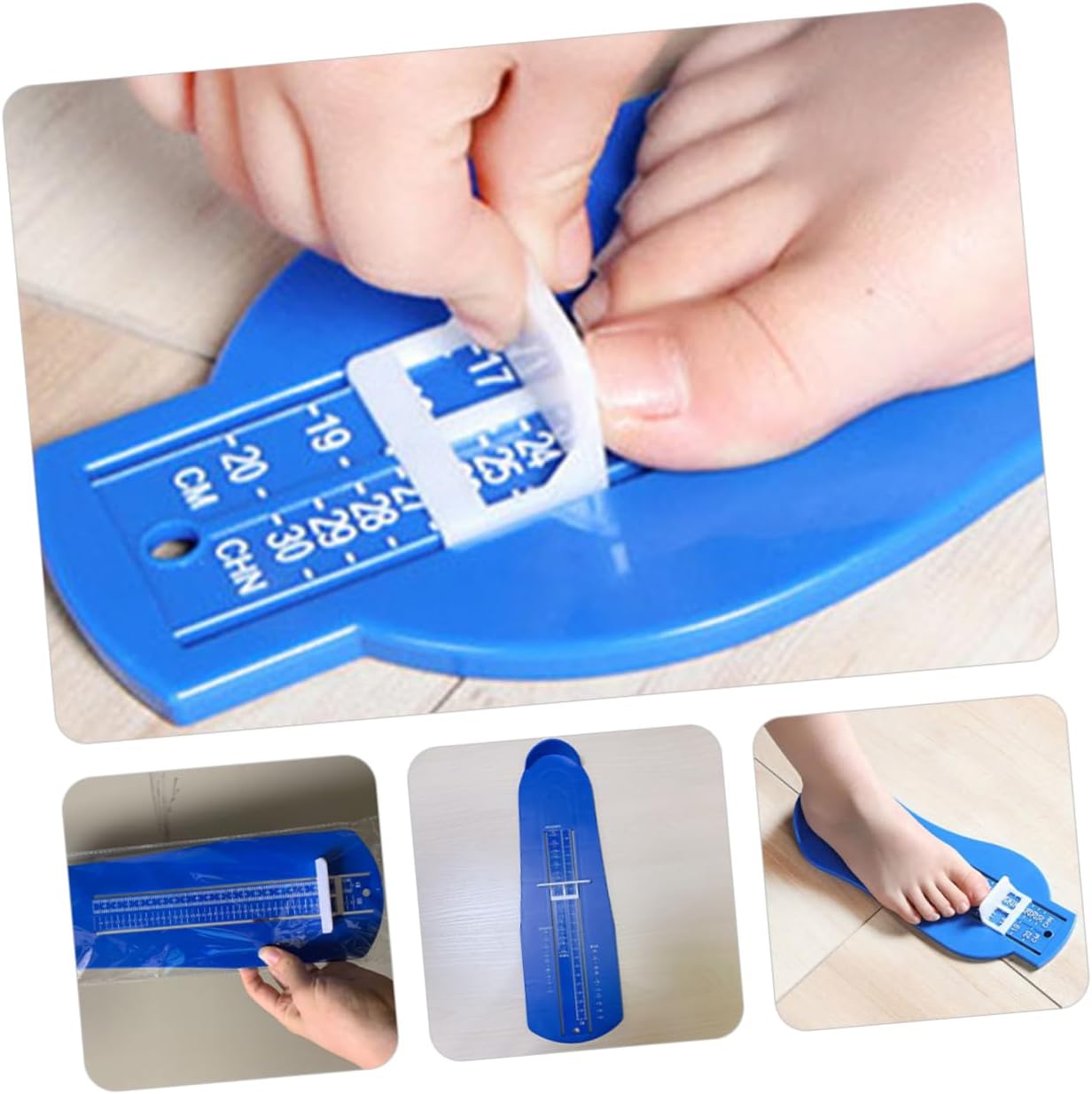 Toddler Foot Measuring Ruler 2 Boys and Girls Foot Measurement Device Baby Shoe Tool Simple Practical Plastic