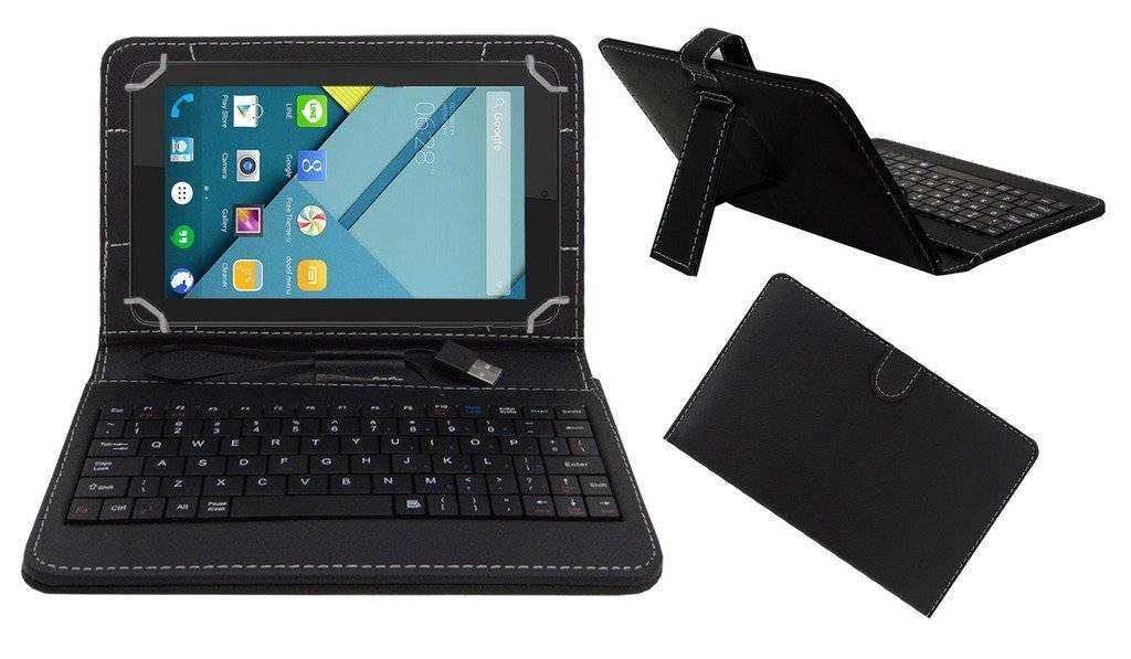 ACM USB Keyboard Case Compatible with Micromax Canvas Tab P290 Tablet Cover Stand Study Gaming Direct Plug & Play - Black (B01D7L5BF2) Amazon Price History, Amazon Price Tracker
