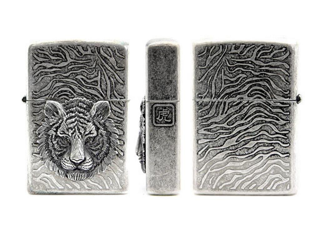 Amazon.com: Zippo Tiger Eye Nickel Lighter Made in USA/Genuine and 