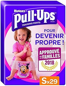 Huggies Pull Ups Fille Taille 4 Small 8 15 Kg Couche Culotte D Apprentissage De La Proprete Disn Amazon Fr Bebe Et Puericulture