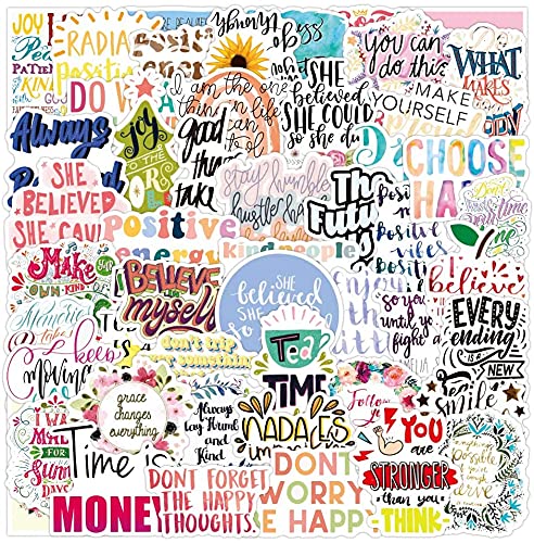 iDream Motivational Quotes Waterproof Vinyl DIY Sticker for Laptop Desk Skateboard Luggage Guitar Furniture Toy Scrapbook (Set of 50) (B09CZYN8V3) Amazon Price History, Amazon Price Tracker