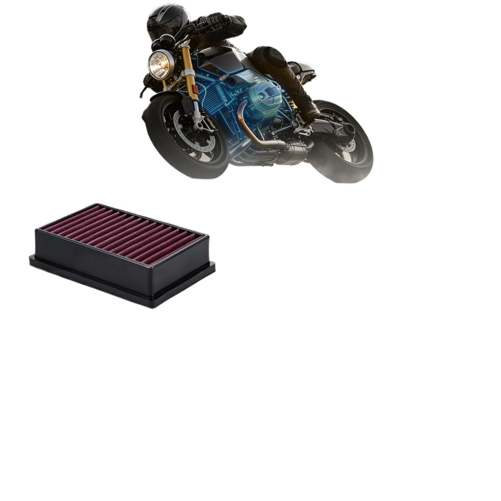 filtr powietrza zamienny Pasuje do BMW R1250GS Adventure R1250GS R1250R R1250RS R1250RT R1200GS Adventure filtr powietrza o wysokim przepływie