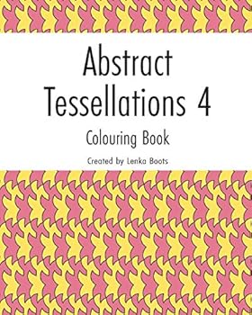 Paperback Abstract Tessellations 4: Colouring book