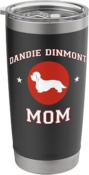 Dandie Dinmont Terrier Mom Stainless Steel Insulated Tumbler