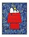 Snoopy Starry Night - The Peanuts Gang Art Prints - On The Doghouse, with Friends Woodstock and Charlie Brown - Our Classic Animation Kids Wall Decor Deluxe Poster Collection - Set of 3 8x10 Photos