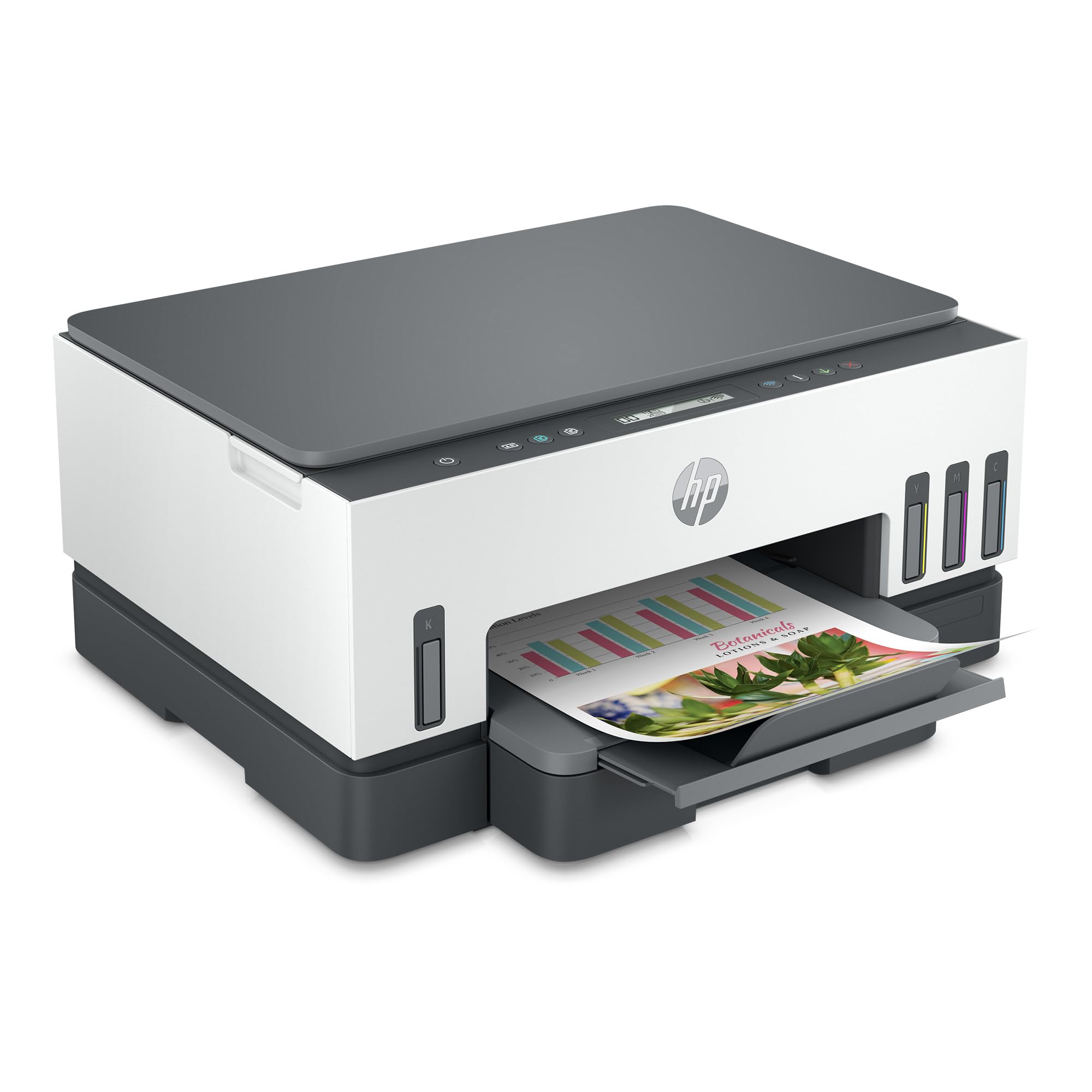 HP Smart Tank 7008, Impresora multifunción de inyección de Tinta A4 a Color, Wi-Fi, impresión a Doble Cara automática, escáner y Copia, hasta 3 años de Tinta incluida