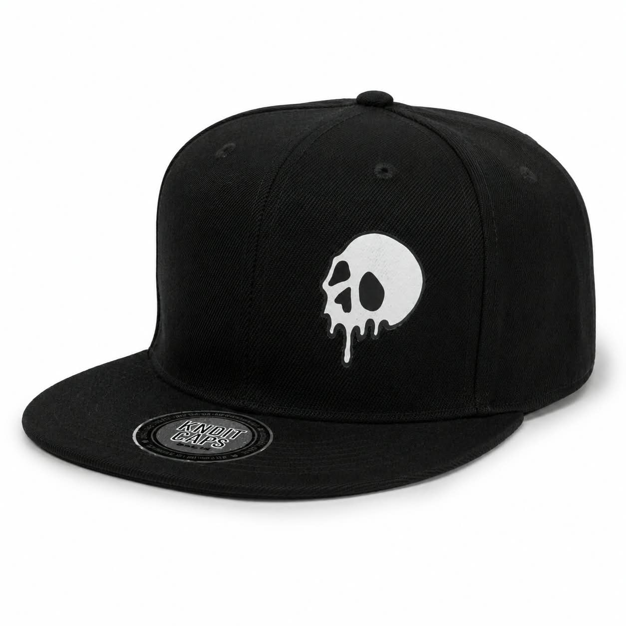 snapback cap for men | hip-hop snapback cap for men & women | flat brim hip-hop cap | adjustable hip hop caps | street fashion cap-1pcs black