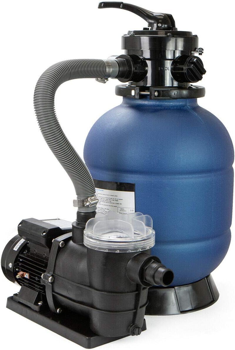 12" Aboveground Swimming Pool Filter System with 0.75 HP Pool Pump Bundle Kit NEW,Jikkolumlukka