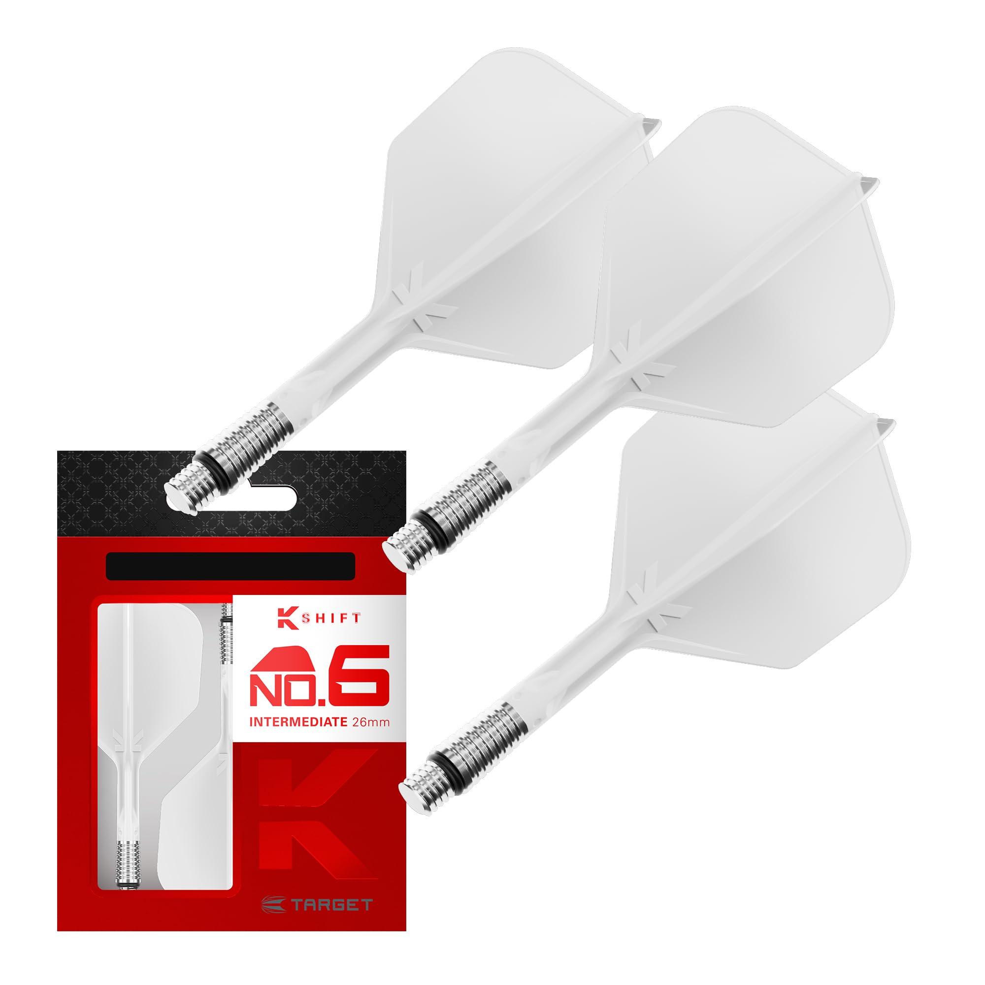Target Darts K-Shift No.6 Integrated Flights & Shafts | K Shift No
