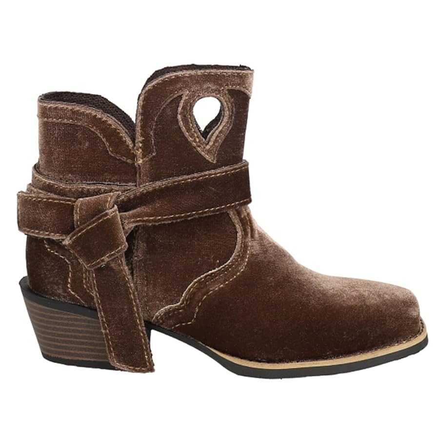 【PORTERNA】Velvet buckle short boots Link Elvina22K Pauline-39 Childrens Girl Low Heel Quilted