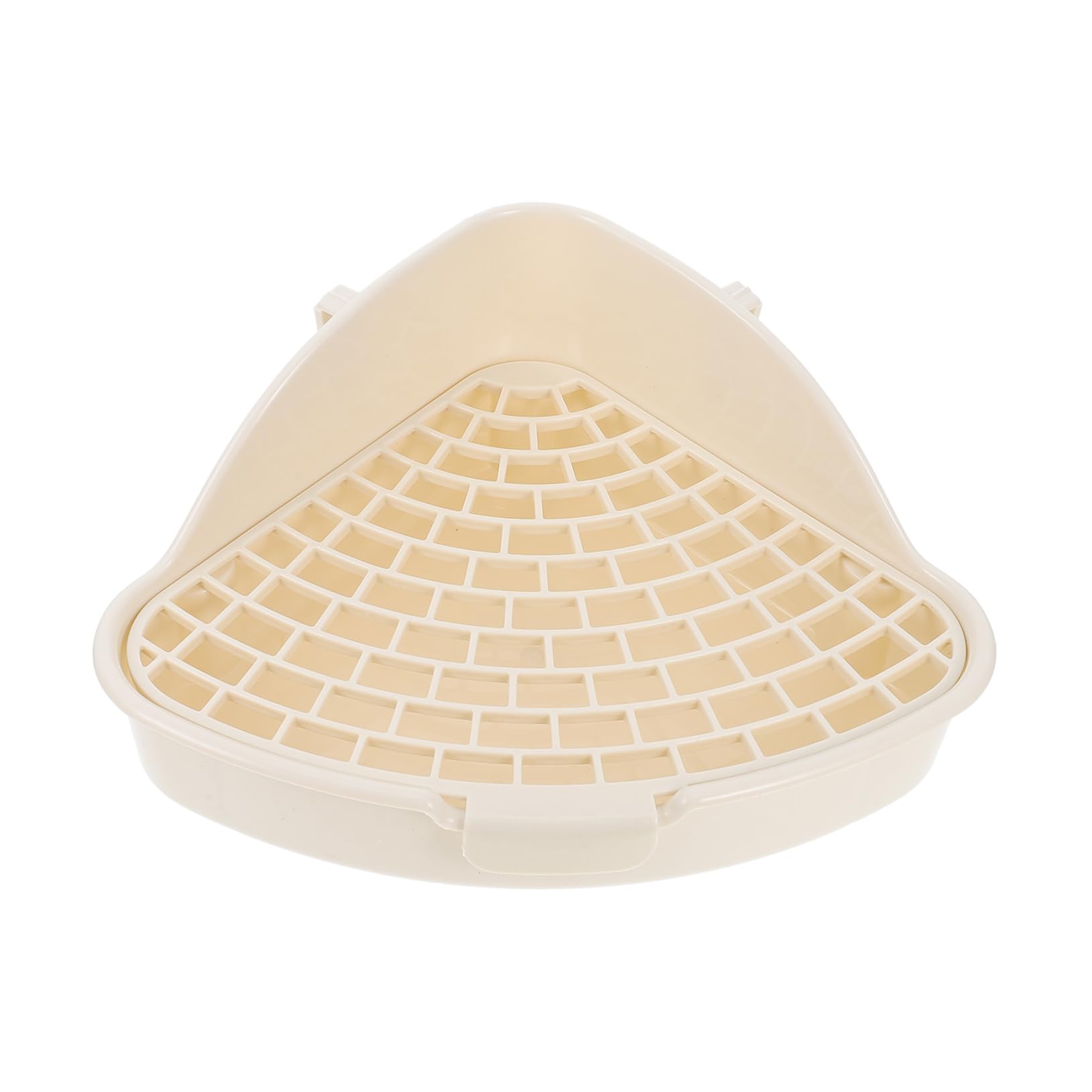 BESPORTBLE 3pezzi Toilette per Conigli e Piccoli Animali Vasino per Addestramento Lettiera Antiscivolo Design per Coniglietti Criceti e Cavia Oatmeal