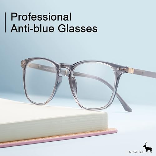 Miniatura 10 de CARFIA Lentes de bloqueo de luz azul  Anteojos antifatiga para juegos de computadora que evitan dolores de cabeza, marco de anteojos ligeros