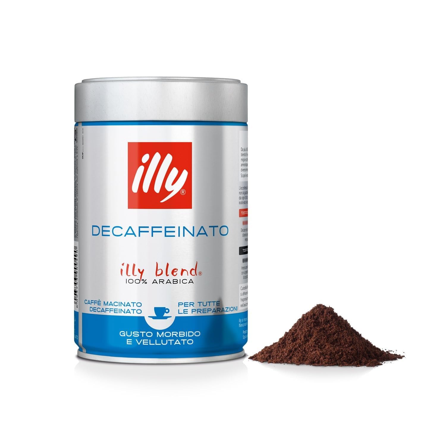 Illy Espresso Ground Decaffeinated Coffee - Bag, 8.8 Ounces