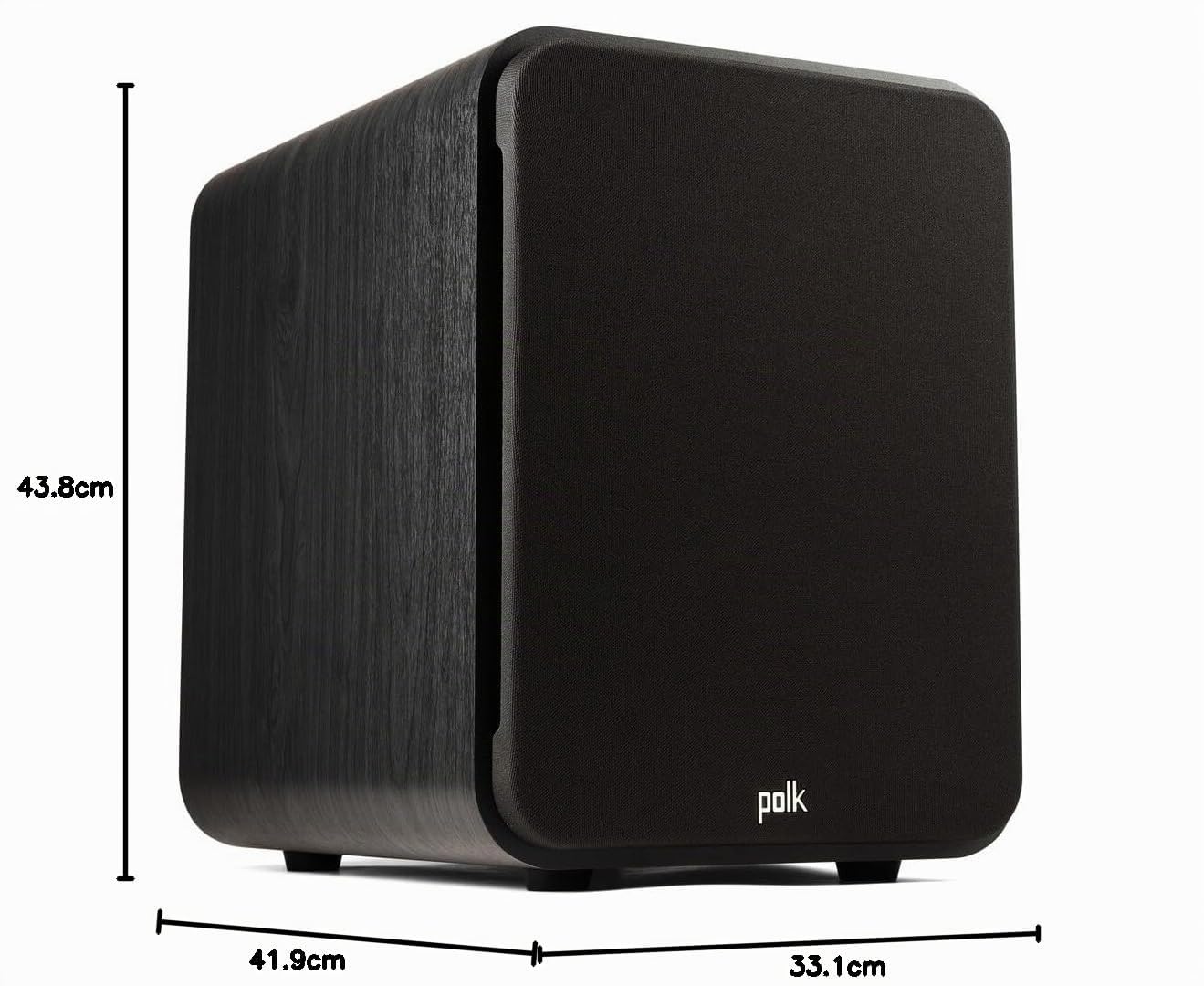 Polk Audio Signature Elite ES10 Subwoofer, Caisson de Basses 10" avec amplificateur Classe D, Technologie Power Port et contrôle de Phase Time Smart