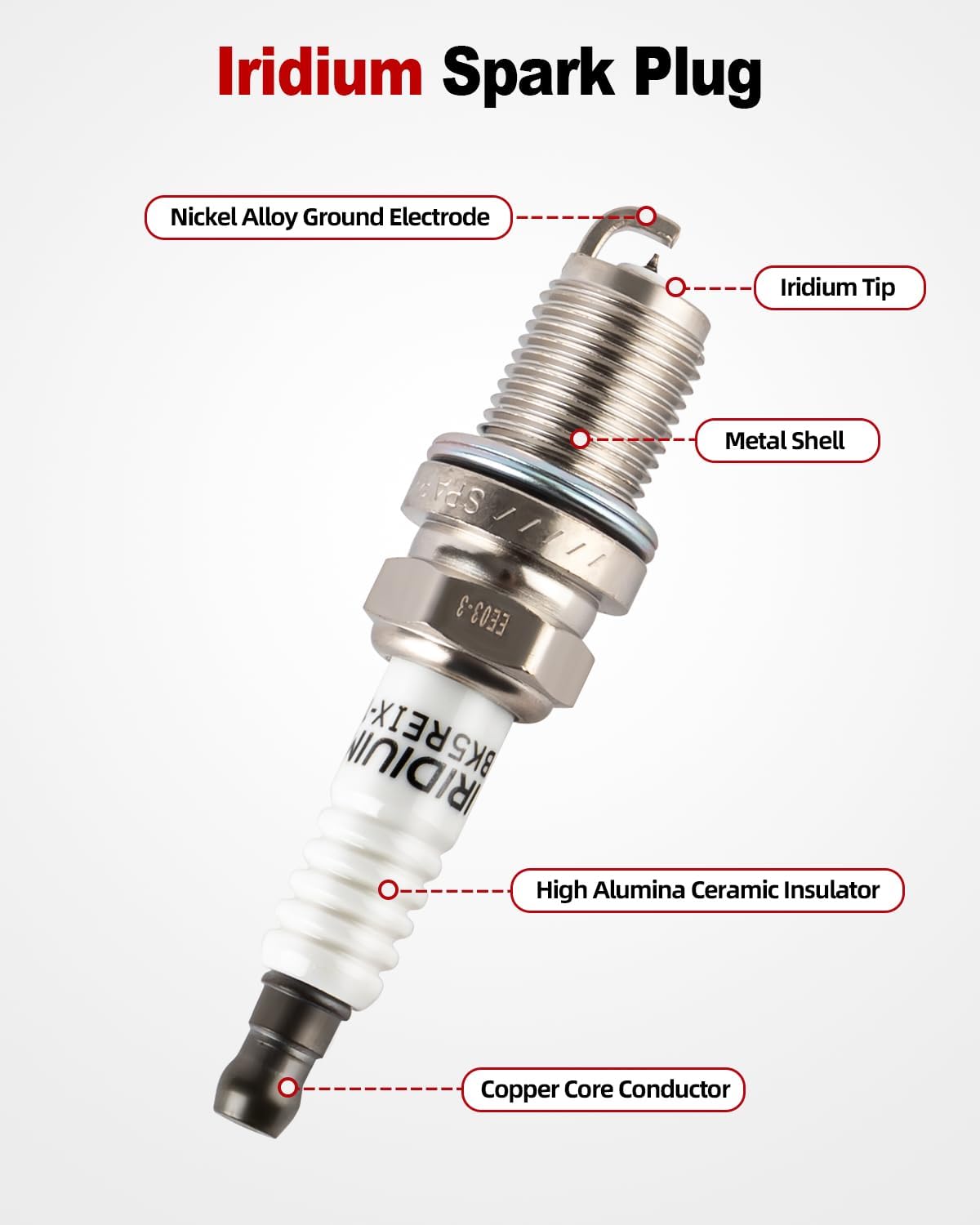 Set of 4 Ignition Coil Pack UF247 and Iridium Spark Plug Compatible with Toyota Corolla 1999-2008 Matrix 2003-2008 Celica Chevy Prizm 1999-2002 Pontiac Vibe 2003-2008 MR2 Spyder L4 1.8L Engine
