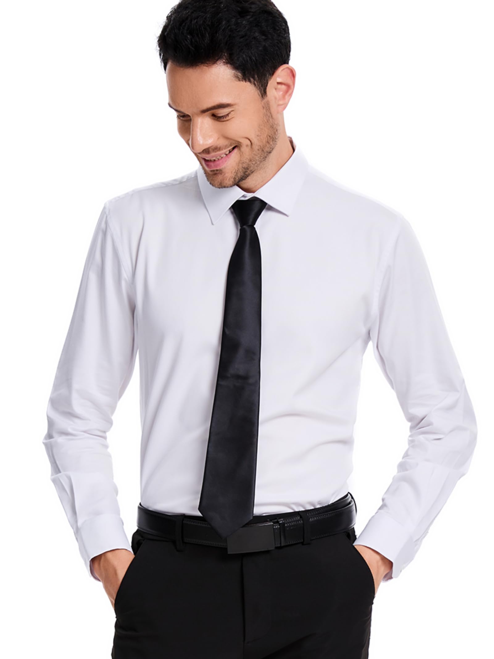 Formal Mens Medium Slim Fit Shirts Cole Reaction Kenneth Cole Mens Slim Fit  Button Down Dress