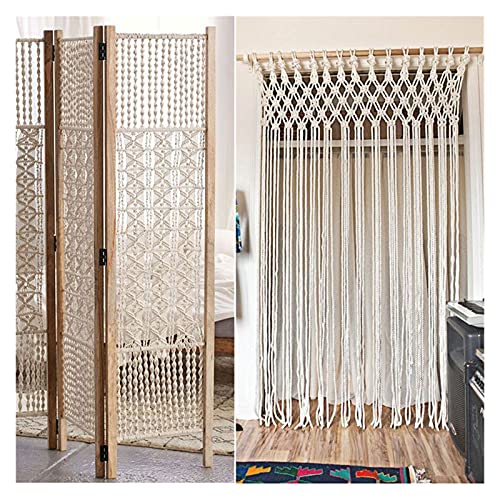 Cuerda de algodón natural de 3mm suave para tejer nudos de macramé sin dañar tus manos 4
