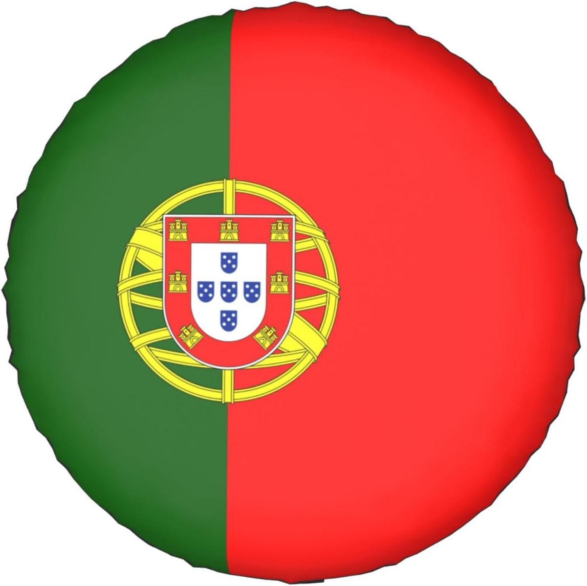 Portuguese Flag Print Tire Cover Universal Spare Wheel for Trailer Rv SUV Truck Camper Travel Accessories