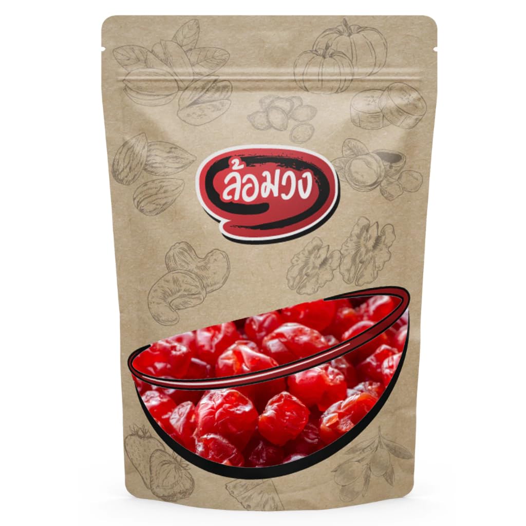 ล้อมวง Premium Dried Cherry Tomatoes – Sun-Dried Whole Bites for Cooking, Salads, and Snacks – Non-GMO, No Added Sugar or Artificial Flavors (500g)