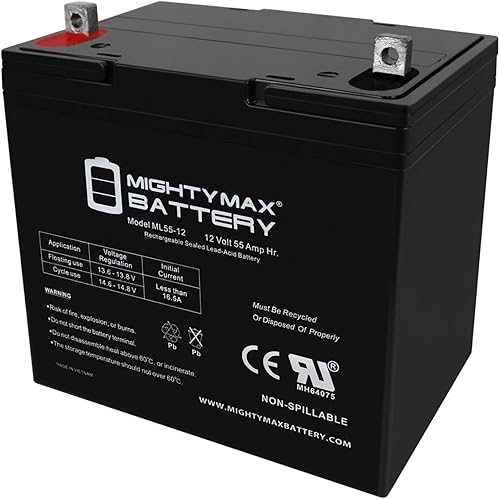 Mighty Max Battery Batería SLA de 12V 55Ah Sustituye a Peg Perego Magica HP0260 Ride-On Toy disponible en Yaxa Guatemala