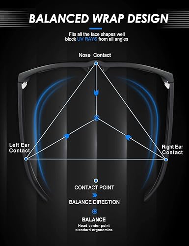 Miniatura 4 de ANYLUV Gafas de sol polarizadas para hombre, protección UV, gafas de sol cuadradas vintage para hombres y mujeres, para pesca al aire libre