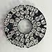 Lizusidtsy 48 LED IR Infrared Illuminating 60 Degree Bulb Board for CCTV Home Security Camera, black & white, 149134