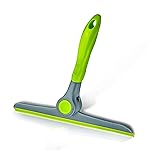 DSV Standard 10 Heavy Duty Green, Grey Window Cleaning Squeegee, Handheld Squeegee for Glass Doors, Windows, Car Windshields & More