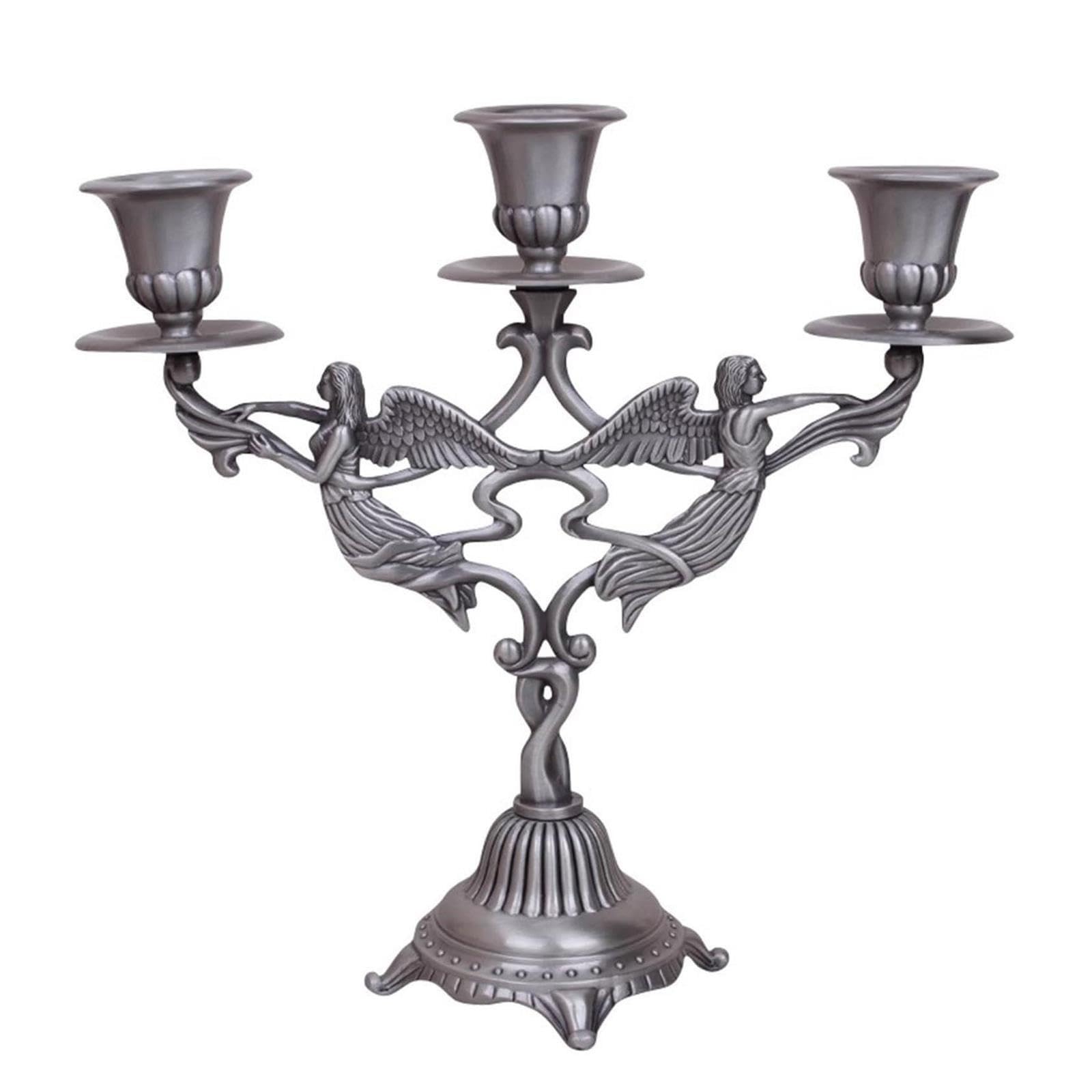 Portacandele Centrotavola con Supporto Conico for candelabri in Metallo for Tavolo Decorazioni per la mensola del Camino