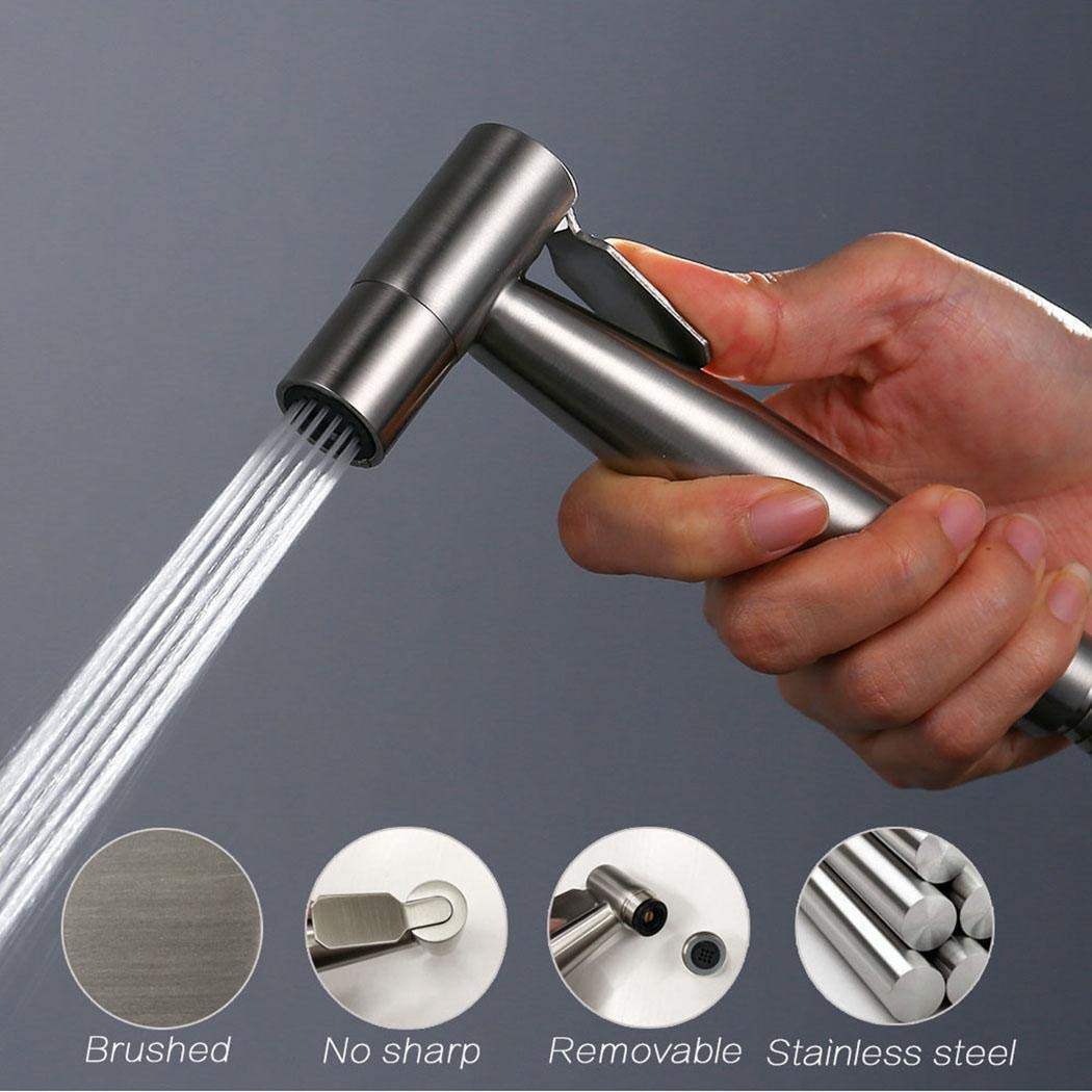 GoodKE Household Stainless Steel Pressurized Toilet Spray-Gun Handheld Showerheads