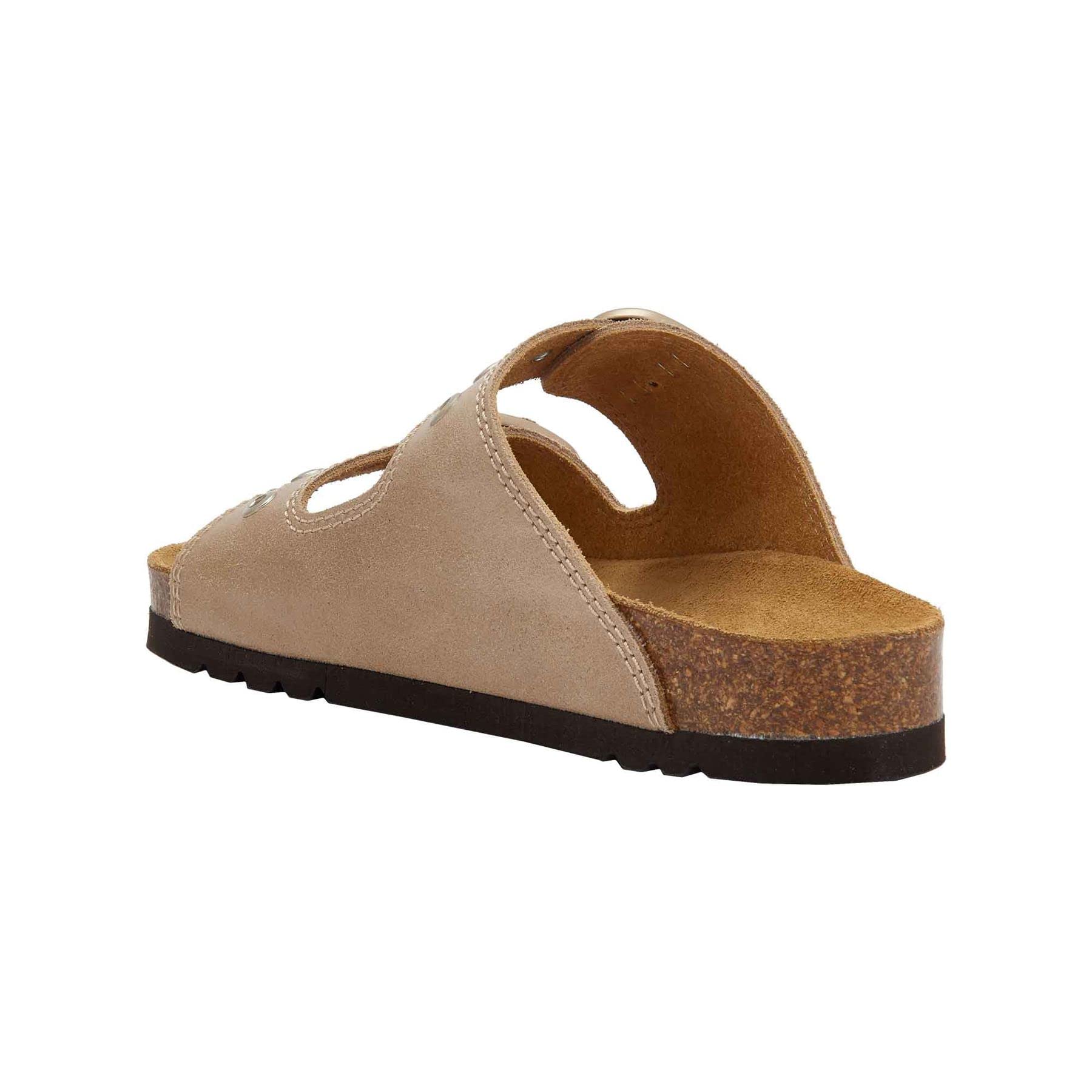Scholl Buty damskie, Model Sandały Basowe Noelle F30611, Wykonane ze skóry.