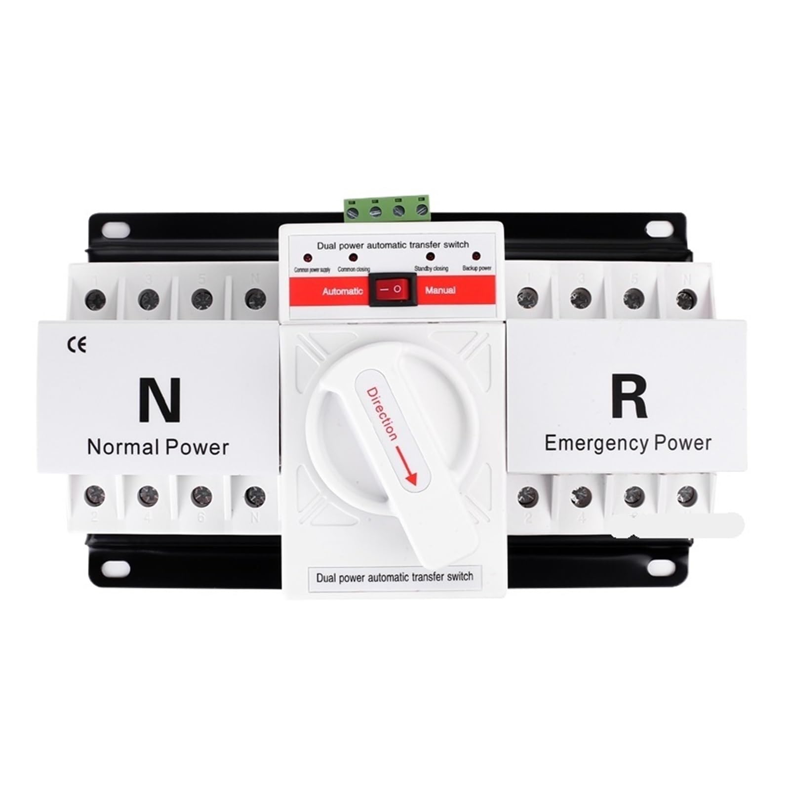 Interruptor de transferencia automática para cortes de luz con disyuntor 63A 4P 7