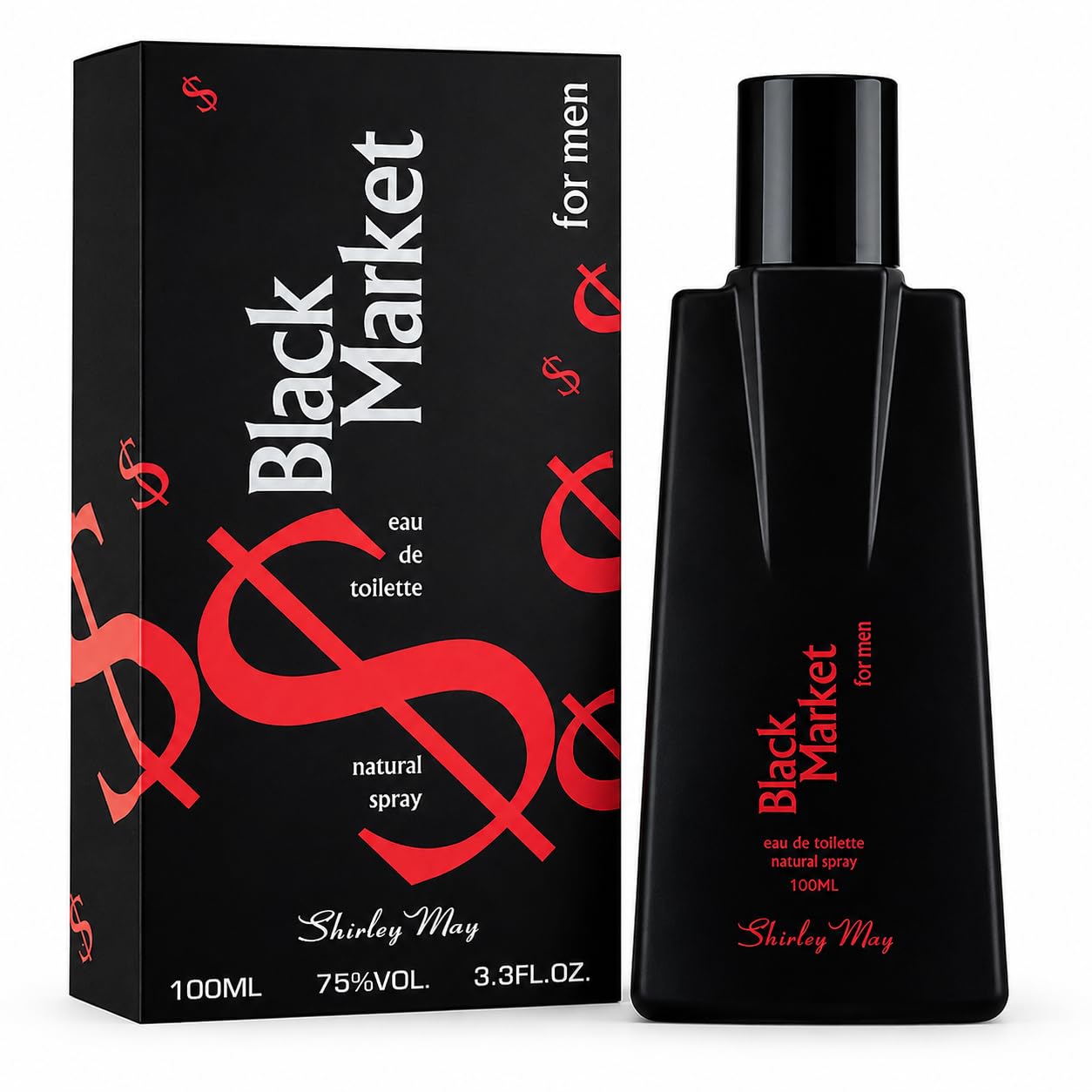 Shirley May Black Market EDT 100 ml for Men | Long Lasting Aromatic Woody Perfume | Lavender Citrus Cedar Amber Fragrance | Premium UAE Perfume-image-8