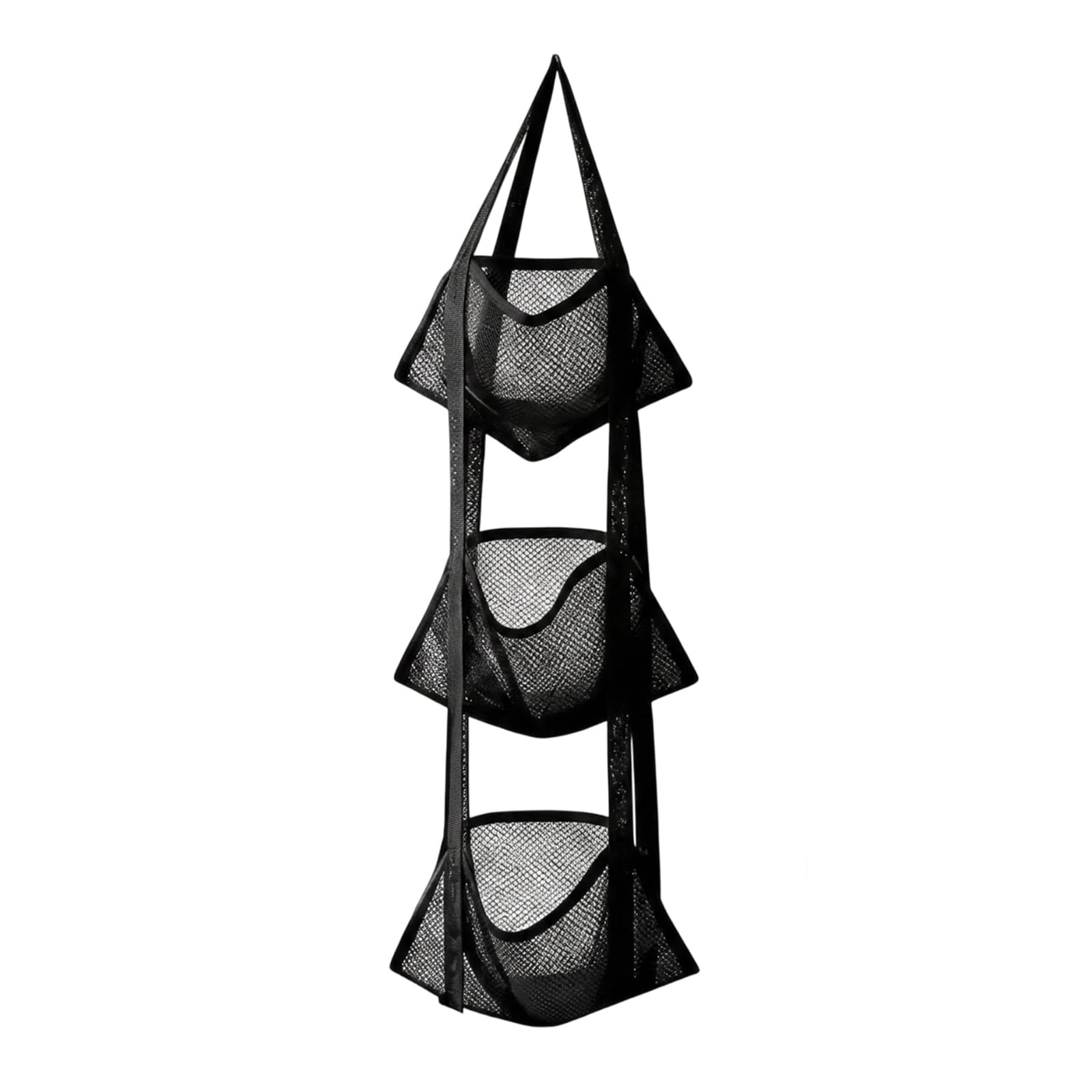 Ball Holder Wall Mount, Black Hanging Sports Ball Organizer Bag, Football Accessories for Boys, Mesh Wall Mount Storage for Basketball, Football, Volleyball-image-36