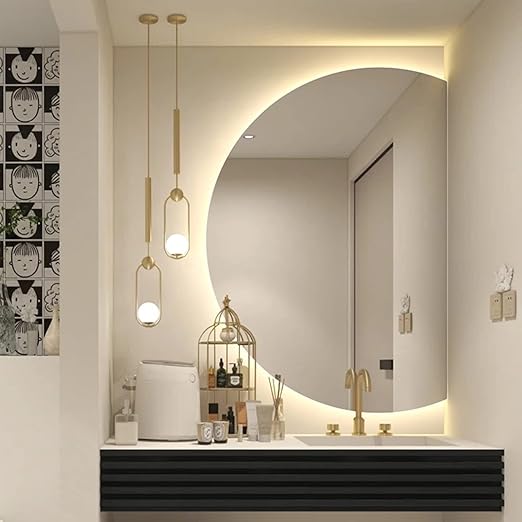 Led Bathroom Mirror, Bathroom Vanity Mirrors for Wall