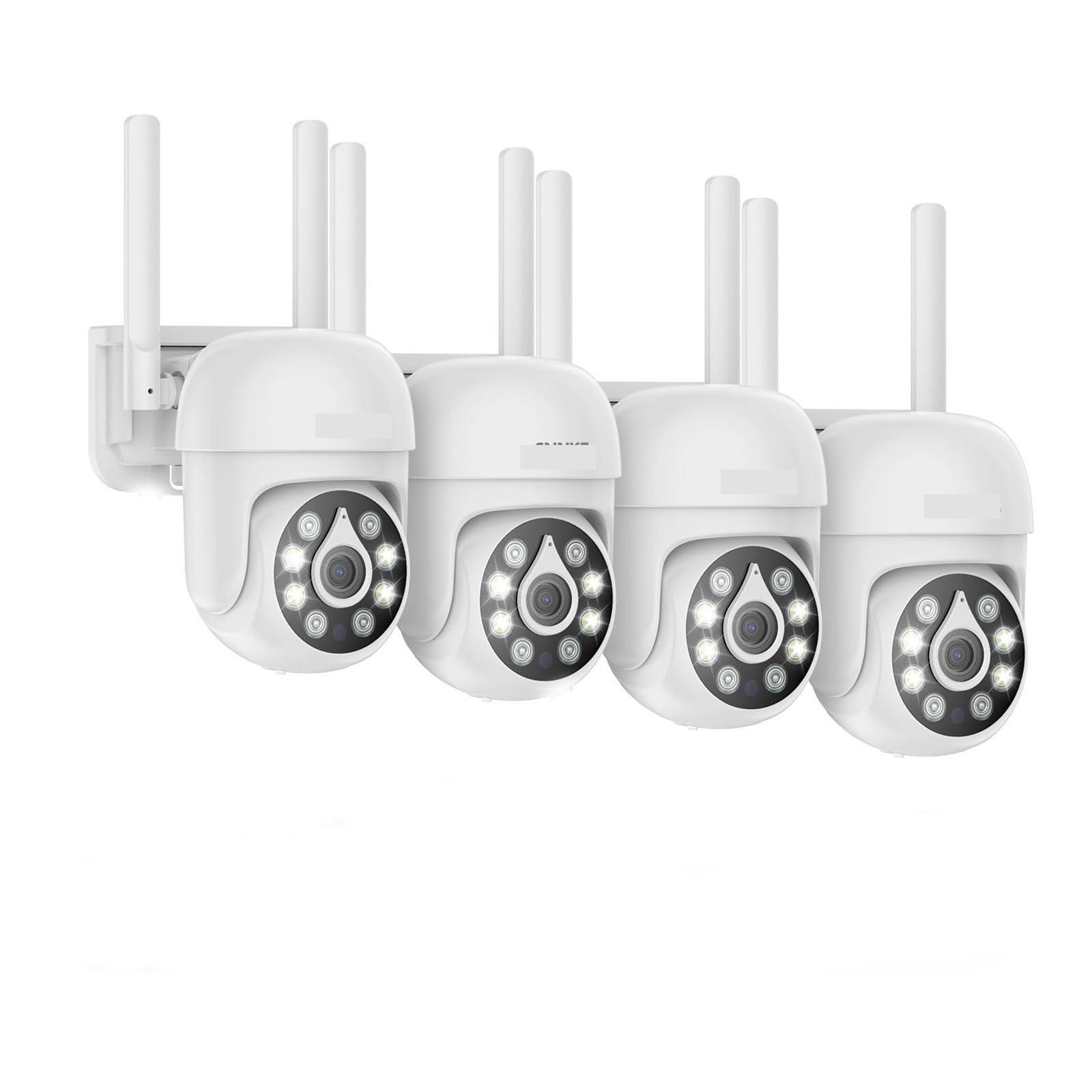 OSHPMBDLYFJ 4K Wifi Security Camera IP66 Weatherproof Outdoor Surveillance Camera Night Vision Wireless Cctv Camera For Wireless NVR(5MP 4PCS I51CP)