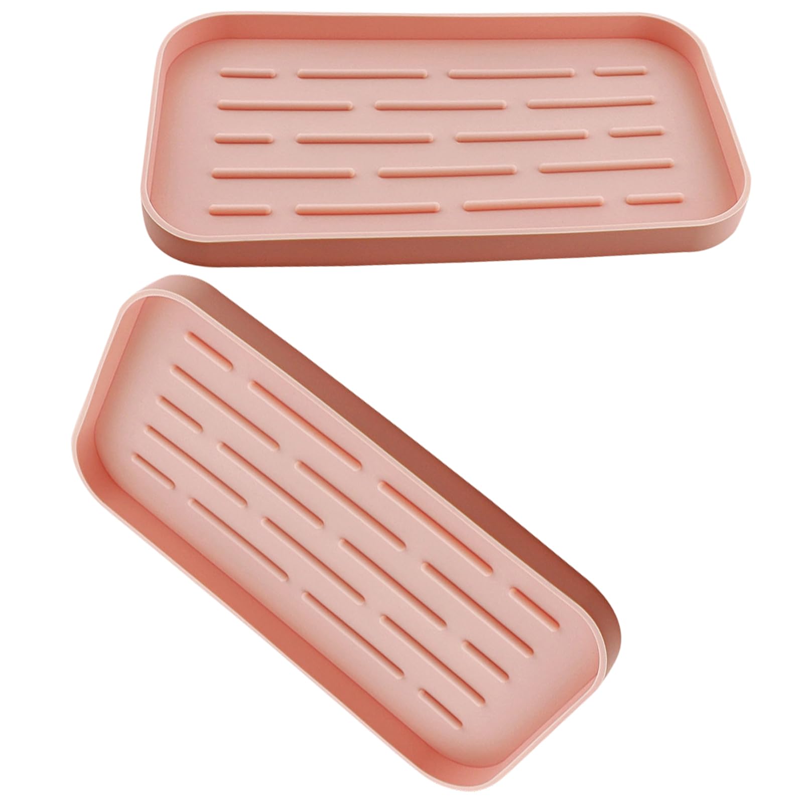 carotoe Silicone Water Drain Tray for Kitchen Bathroom with Easy Maintenances Surfaces Foldable Silicone Tray