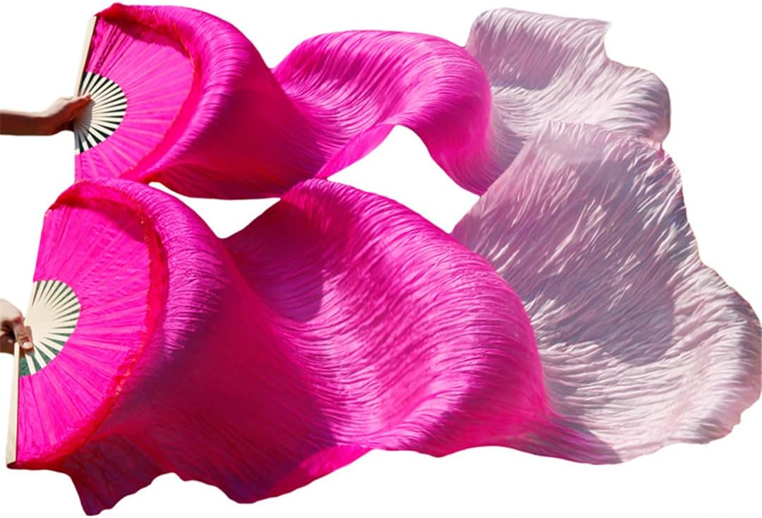 100％シルク/模造シルクベリーダンスファンファンベリーダンス