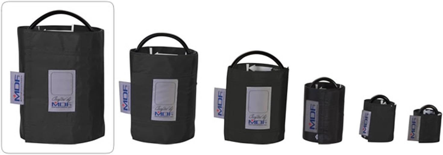 MDF® Latex-Free Blood Pressure Cuff - Thigh - Single Tube (MDF2090471) (Black (NoirNoir))