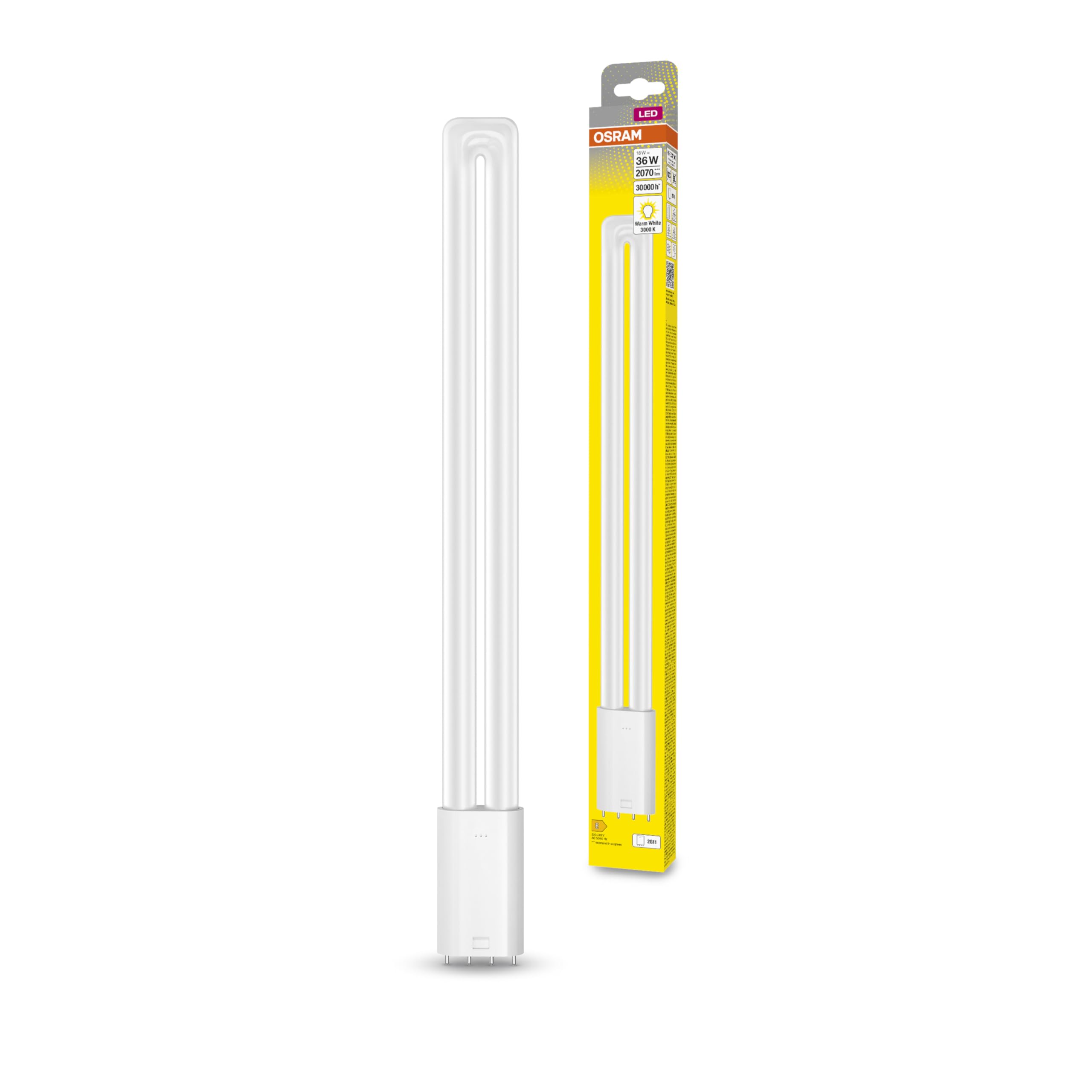 Osram Dulux L36 lampada a LED HF per 2G11, 18W, 2070 lumen, bianco caldo, 3000k, 50/60 Hz, sostituzione per lampada da 36w-dulux convenzionale