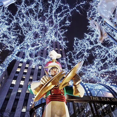 Clownya Christmas Lights 100ft 300 LEDs, 8 Modes, Cool White, Indoor Outdoor Plug-in Fairy Lights for Christmas Tree, Bedroom, Classroom Decor Outdoor Decor,Christmas Decorations (Cool White, 100FT) by Clownya - Used condition - Image 6