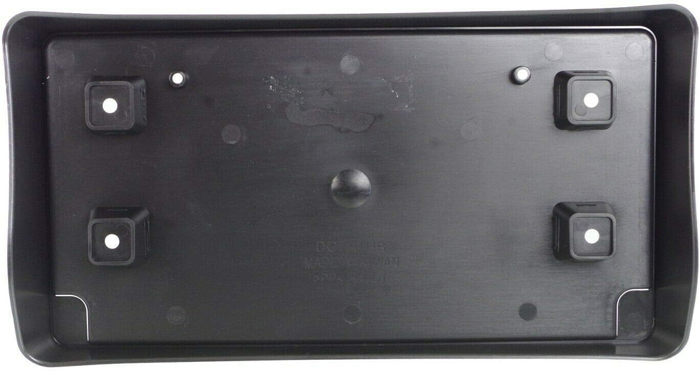 DAT AUTO PARTS Front Bumper License Plate Frame Tag Mounting Bracket Holder Replacement for 2014-2020 Dodge Durango Except 18-19 SRT RT Models Black Textured Plastic CH1068135 5113718AA